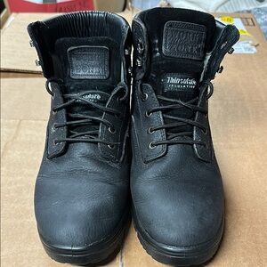 Aetrex Black Thinsulate Insulated Men's work Boots